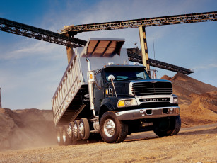 Картинка sterling+l-line+set+back+dump+truck +2000-09 автомобили sterling авто