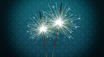 Картинка праздничные векторная+графика+ новый+год бенгальские огни фон искры праздник минимализм новый год рождество