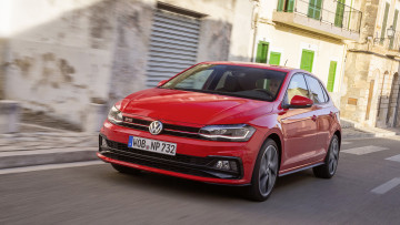 Картинка volkswagen+polo+gti+2018 автомобили volkswagen красный 2018 gti polo