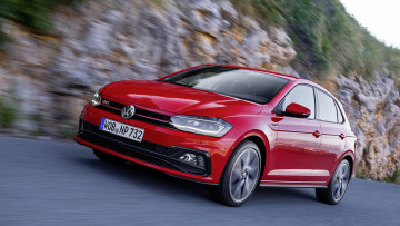 Картинка volkswagen+polo+gti+2018 автомобили volkswagen 2018 gti polo красный