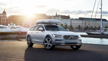 Картинка volvo+v90+cross+country+2018 автомобили volvo металлик серебряный 2018 country v90 cross