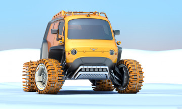 обоя uaz-2033, автомобили, 3д, графика, дизайн, 2033, uaz