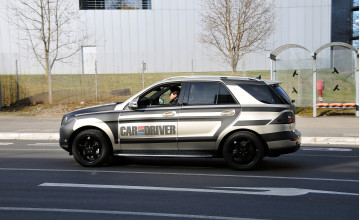 обоя mercedes- benz ml nearly camo-free 2012, автомобили, выставки и уличные фото, 2012, camo-free, nearly, mercedes-, benz, ml