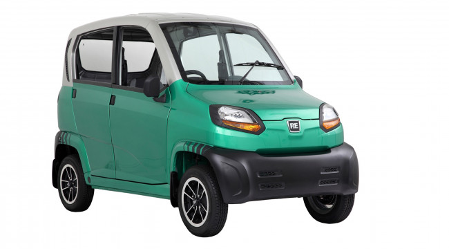 Обои картинки фото bajaj qute qcar re60 2017, автомобили, -unsort, зелёный, 2017, re60, qcar, qute, bajaj