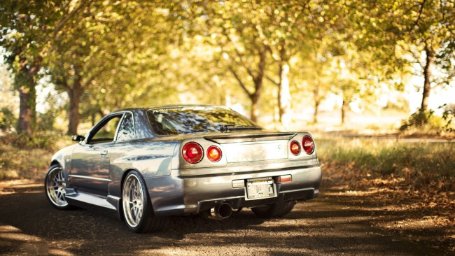 Обои картинки фото автомобили, nissan, datsun, skyline, gt-r, r34