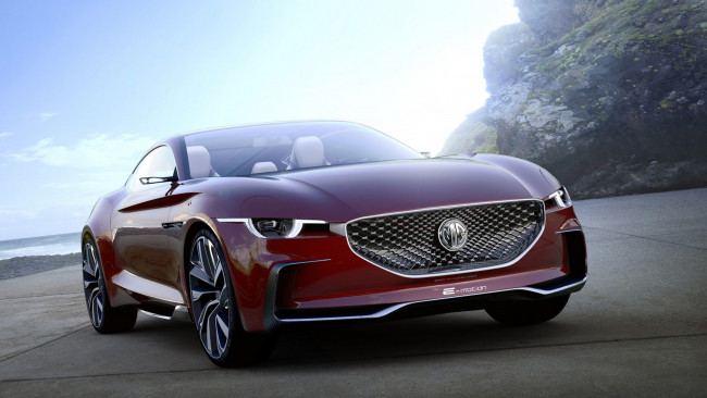 Обои картинки фото mg e-motion concept 2017, автомобили, 3д, mg, вишнёвый, 2017, concept, e-motion