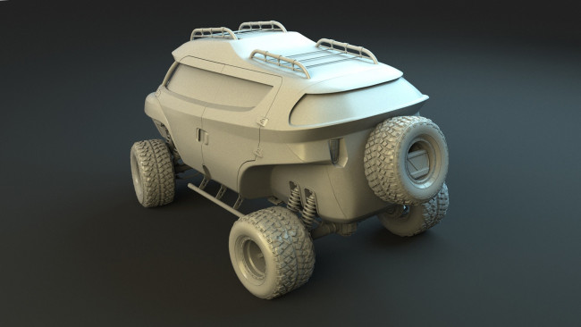 Обои картинки фото uaz buhanka concept, автомобили, 3д, uaz, concept, buhanka