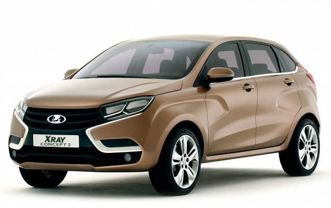 Обои картинки фото lada x-ray concept-2 2013, автомобили, ваз, concept-2, 2013, x-ray, lada