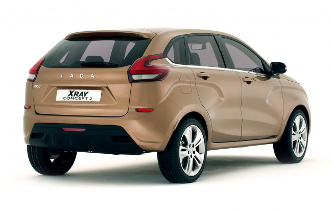 Обои картинки фото lada x-ray concept-2 2013, автомобили, ваз, 2013, x-ray, concept-2, lada