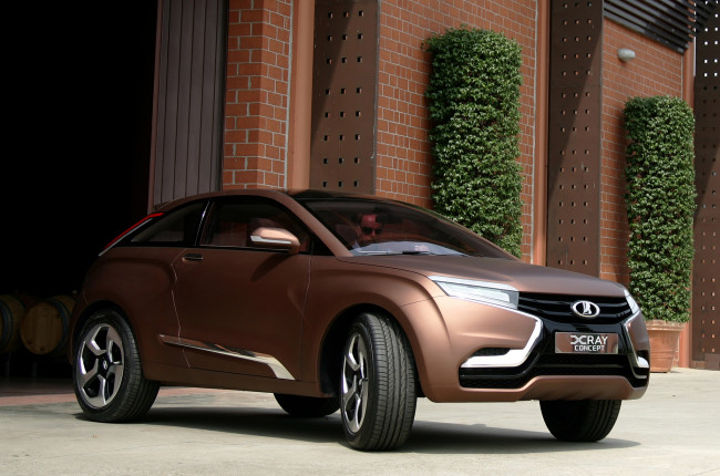 Обои картинки фото lada x-ray concept 2013, автомобили, ваз, 2013, concept, x-ray, lada