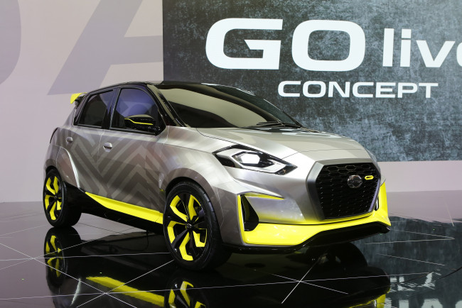 Обои картинки фото datsun go live 2017, автомобили, выставки и уличные фото, 2017, datsun, go, live
