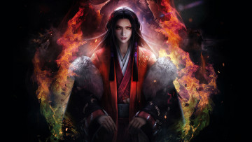 Картинка фэнтези девушки взгляд