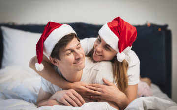 Картинка разное мужчина+женщина мужчина женщина постель колпаки