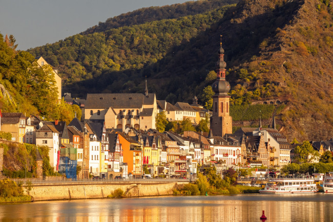 Обои картинки фото города, кохем , германия, набережная