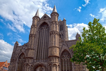 Картинка saint+nicholas+church города гент+ бельгия saint nicholas church