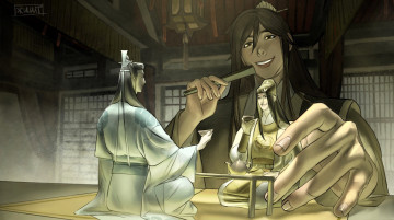 Картинка аниме mo+dao+zu+shi не хуайсан цзинь гуанъяо лань сичэнь