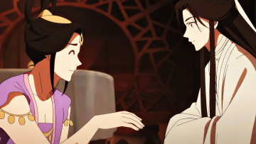 Картинка аниме tian+guan+ci+fu персонажи наряд