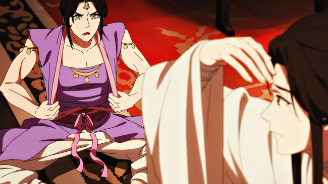 Обои картинки фото аниме, tian guan ci fu, персонажи, наряд