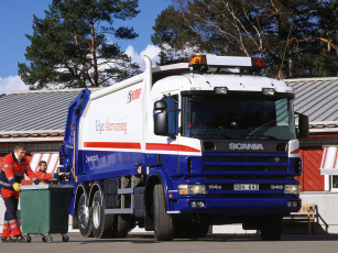 Картинка автомобили мусоровозы scania