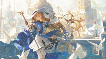 Картинка аниме wuthering+waves девушка