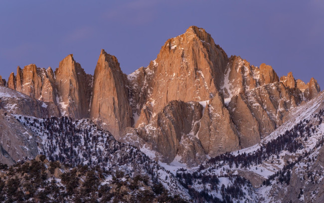 Обои картинки фото mount whitney, california, природа, горы, mount, whitney