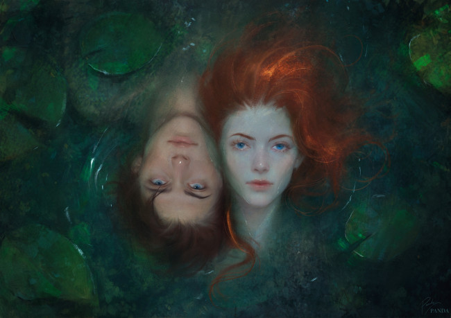 Обои картинки фото рисованное, люди, лица