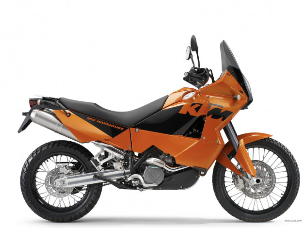 Обои картинки фото ktm, 950, adventure, мотоциклы