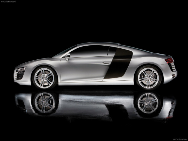 Обои картинки фото audi, r8, 2007, автомобили