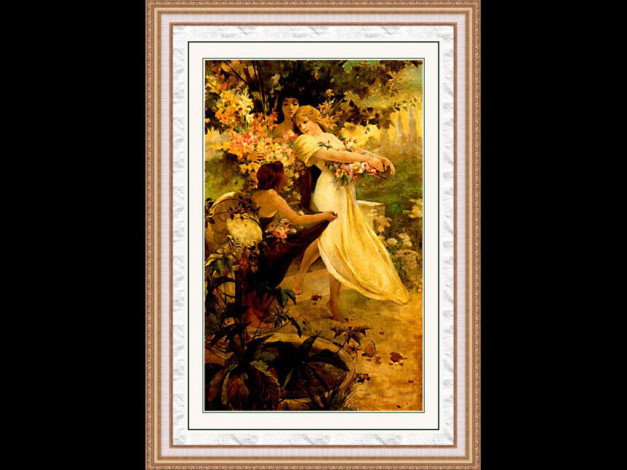 Обои картинки фото рисованные, люди