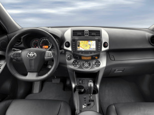 Картинка rav4 2009 автомобили спидометры торпедо