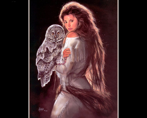 Обои картинки фото рисованные, люди