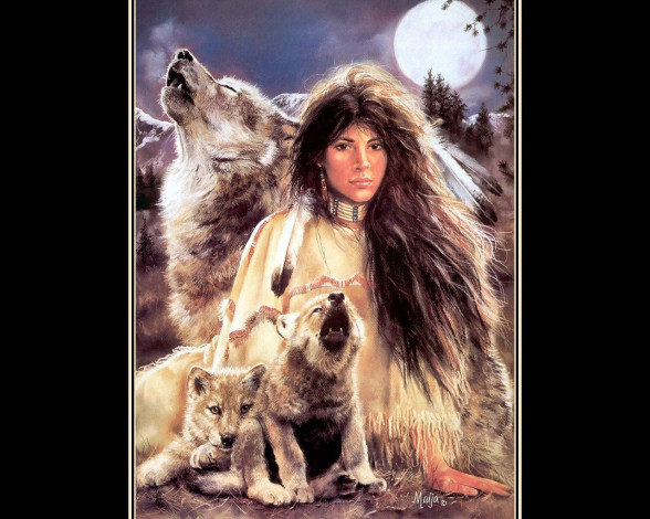 Обои картинки фото рисованные, люди