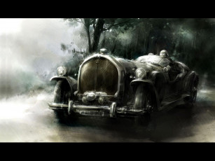 Картинка рисованные авто мото