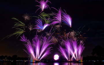 Картинка разное салюты фейерверки