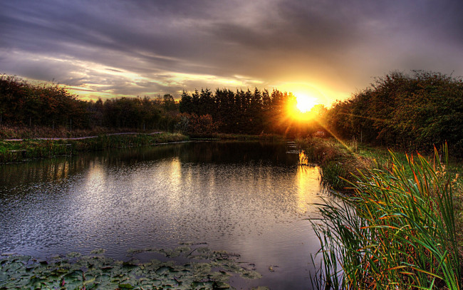 Обои картинки фото природа, восходы, закаты