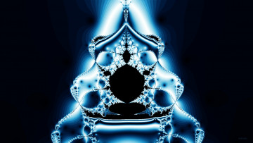 Картинка 3д графика fractal фракталы фон узор