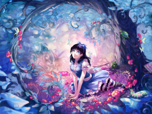 Картинка alice in wonderland мультфильмы арт wenqing yan