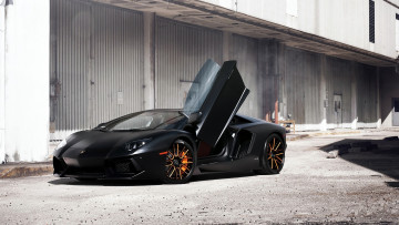 Картинка lamborghini aventador автомобили автомобиль мощь скорость красота