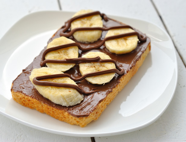 Обои картинки фото еда, бутерброды, гамбургеры, канапе, бананы, тост