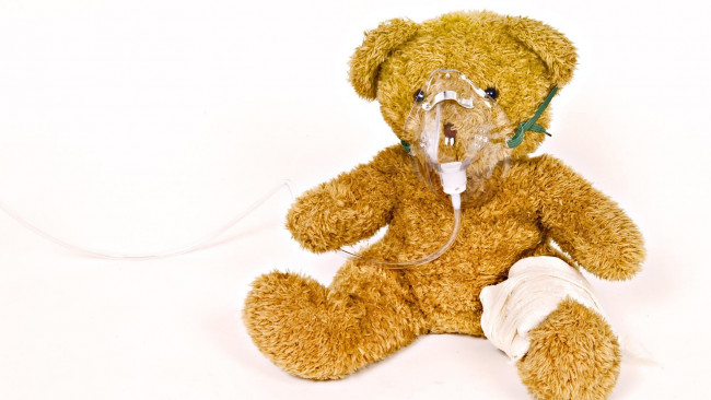 Обои картинки фото разное, игрушки, мишка, пациент