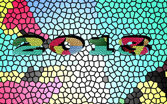 Обои картинки фото праздничные, векторная, графика, новый, год, цифры, фон, цвета