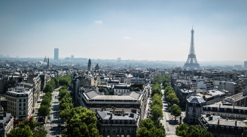 Картинка города париж+ франция панорама