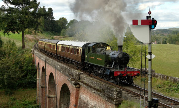 обоя техника, паровозы, паровоз, вагоны