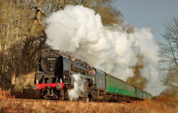 Картинка техника паровозы паровоз вагоны