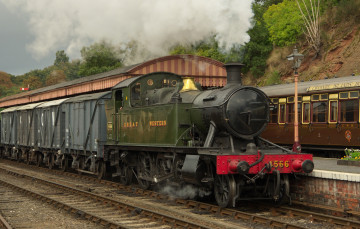 обоя техника, паровозы, паровоз, вагоны