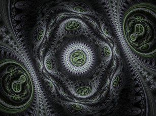 Картинка 3д+графика фракталы+ fractal цвета фон узор