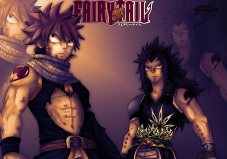 Картинка аниме fairy+tail redfox чародей маг волшебник gajeel dragneel slayers dragon natsu salamander дракон огонь
