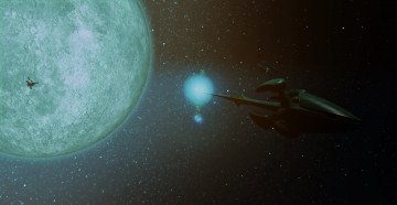 Картинка космос арт космические корабли галактика звезды вселенная планеты