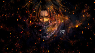 Картинка аниме hunter+x+hunter парень паук арт взгляд