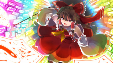 Картинка автор ++tagme+ artist аниме touhou hakurei reimu девушка арт
